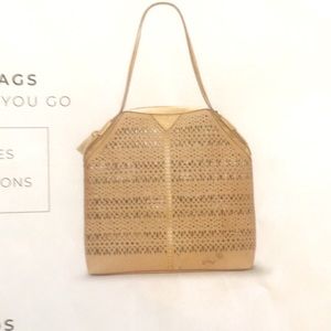 Stella & Dot Champagne Avalon Sachel Bag